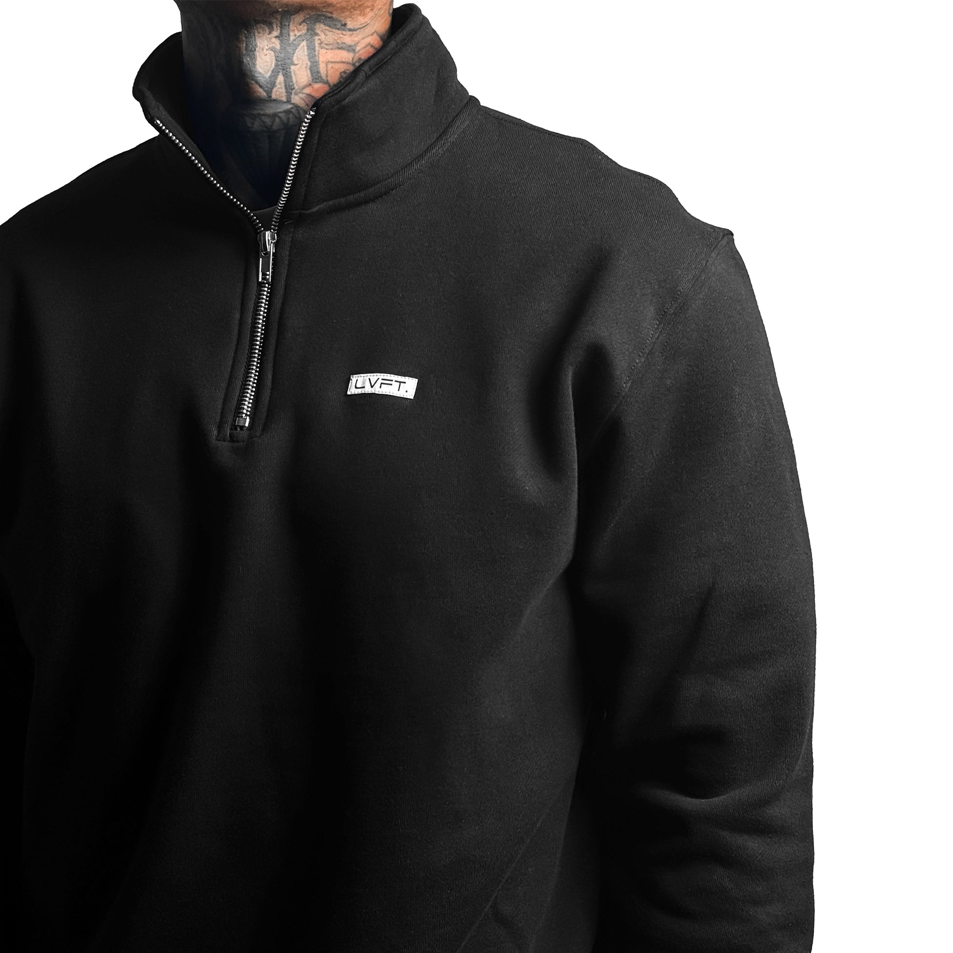 Urban Ease Quarter Zip - Black