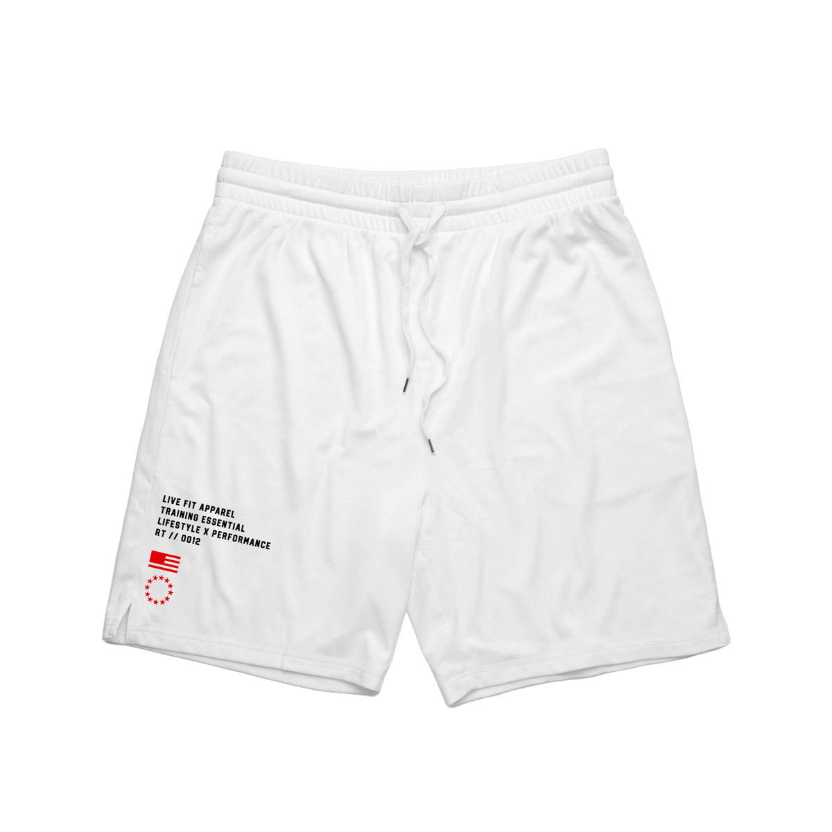 RT Court Shorts - White