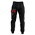 Racer Fleece Joggers - Black/Red