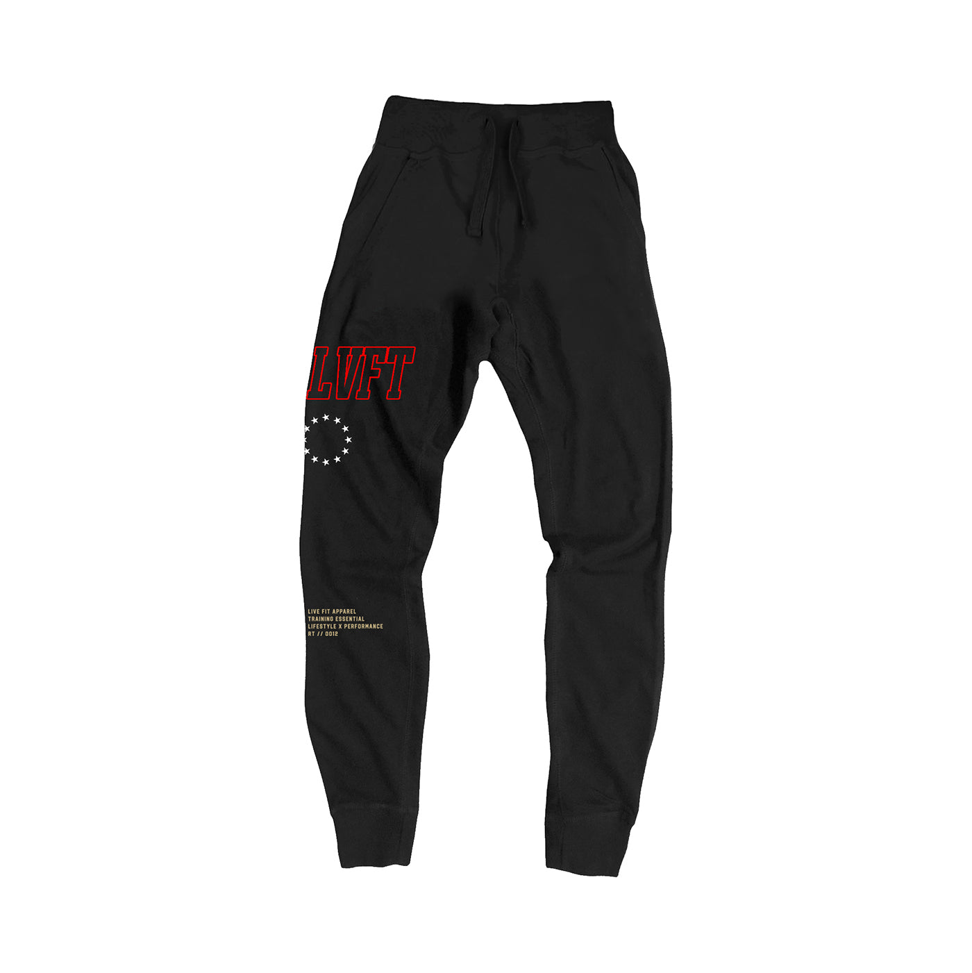 Rally Fleece Joggers - Black / Red