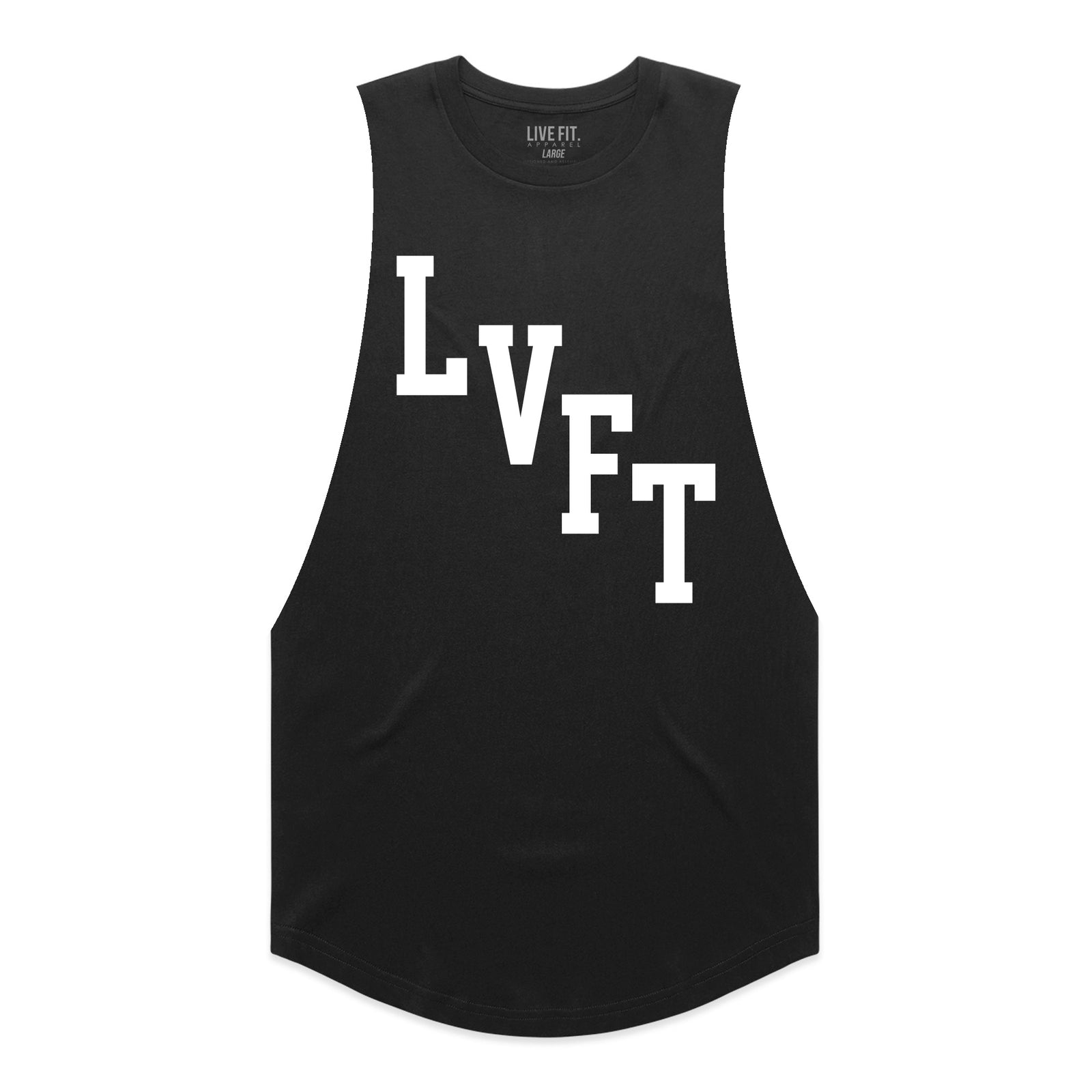 Varsity Raw Cutoff - Black