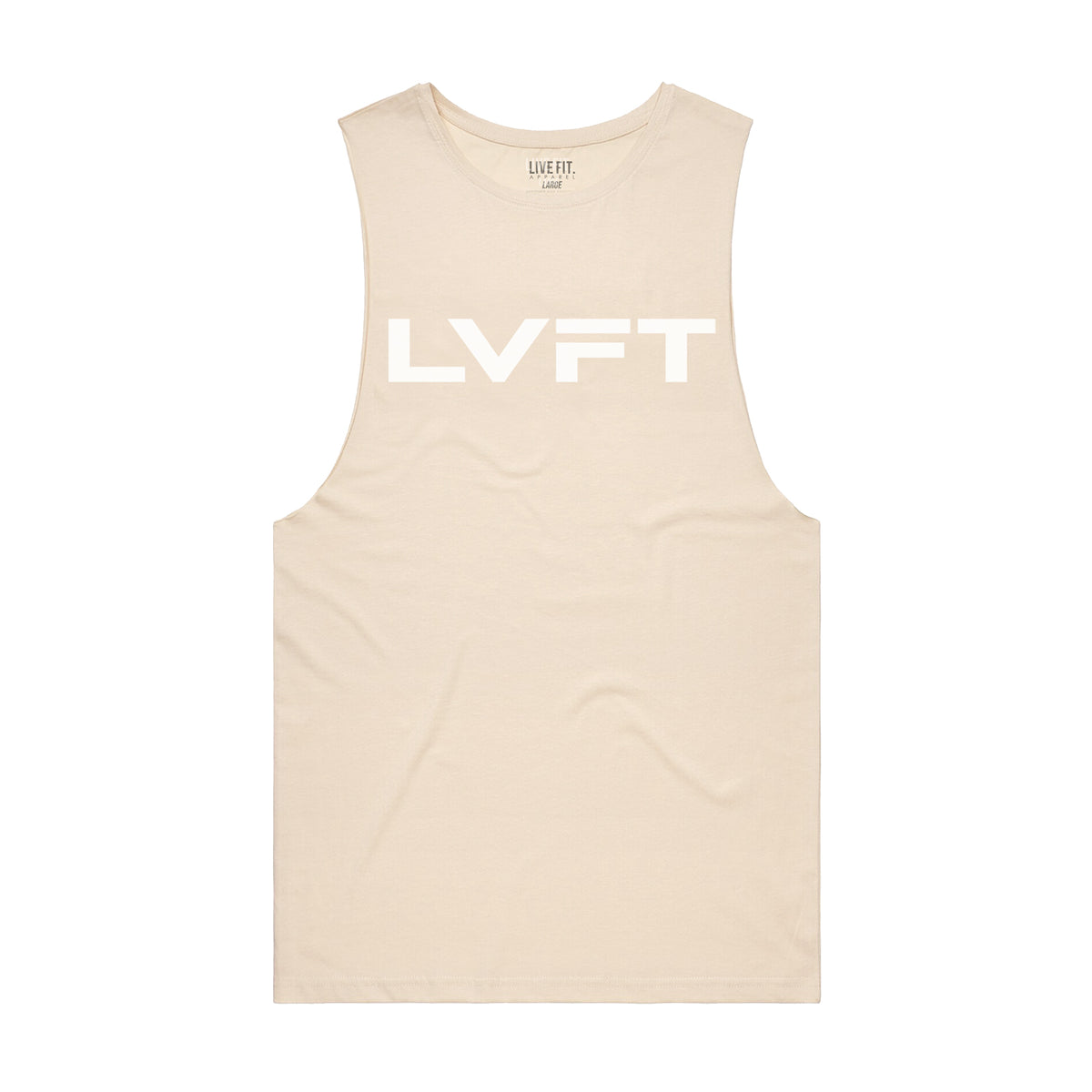 Raw Slate Tank - Ecru / White