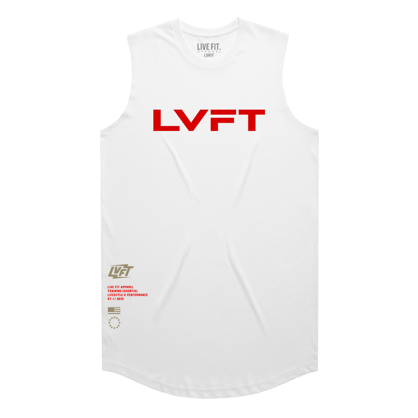 Recharge Muscle Tank - White