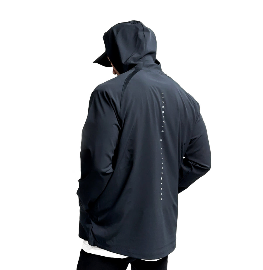 Repeat Tech Half Zip - Black