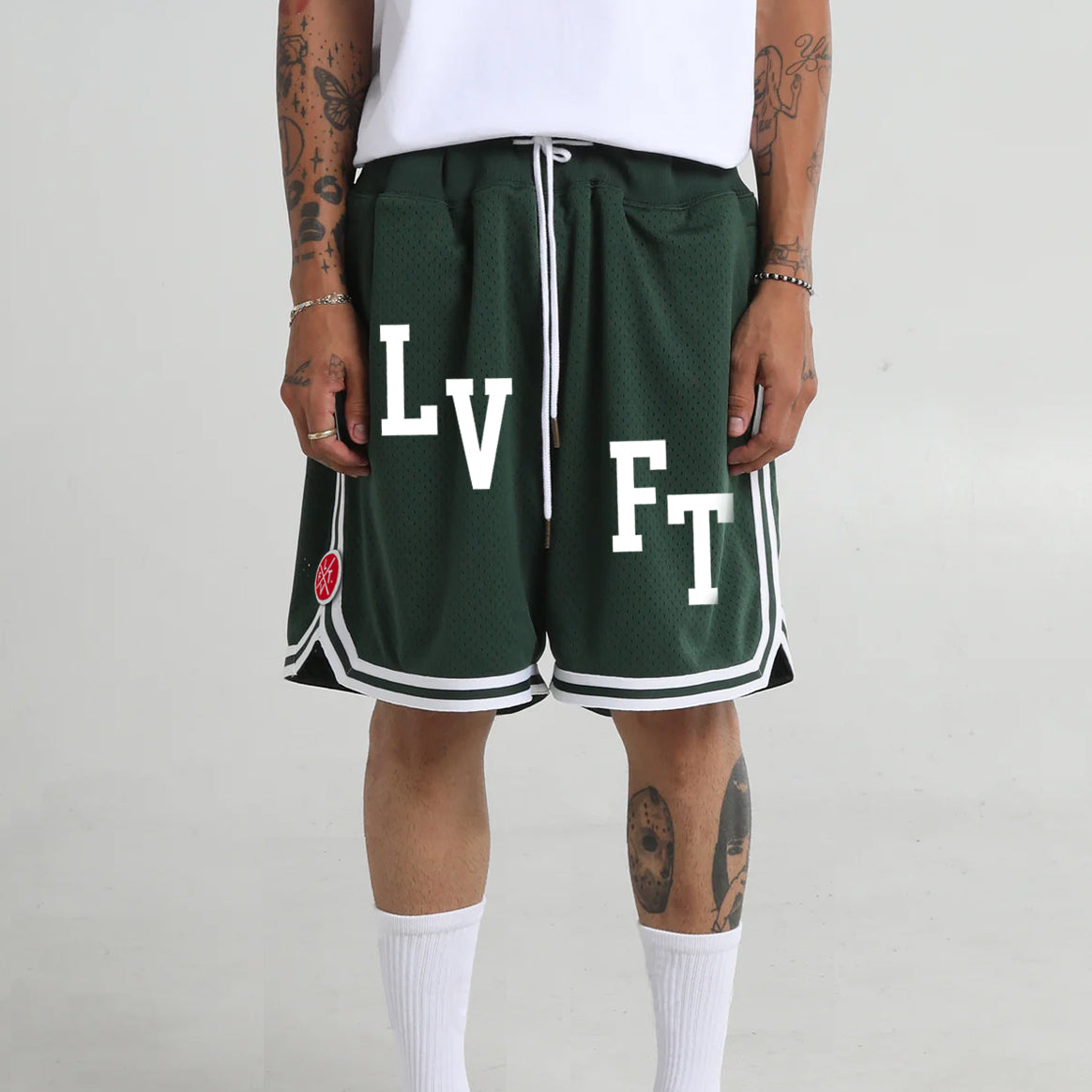 Retro Game Day Shorts - Green