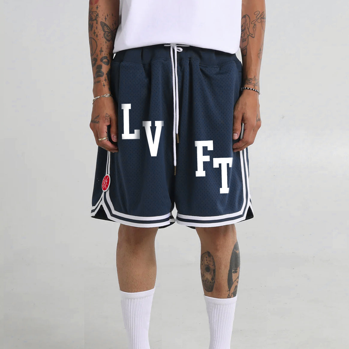Retro Game Day Shorts - Navy