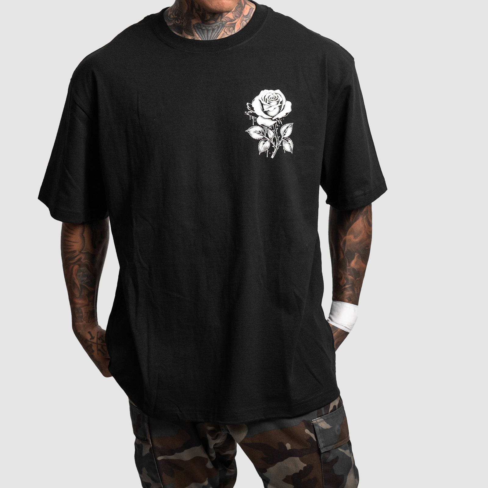 Rose Tee - Black