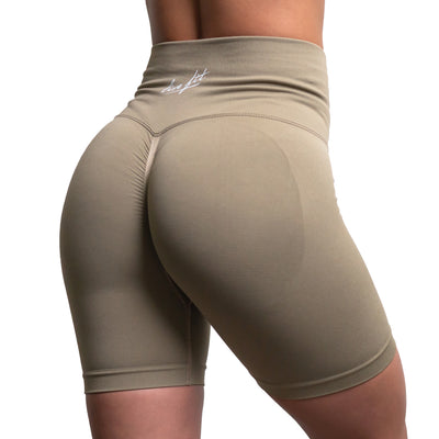 Seamless Athletic Shorts - Sand