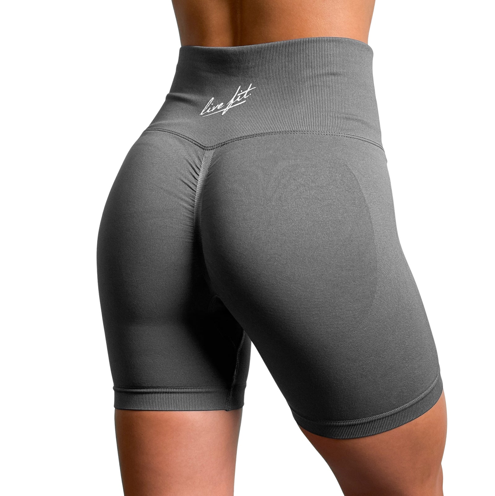 Seamless Athletic Shorts - Grey