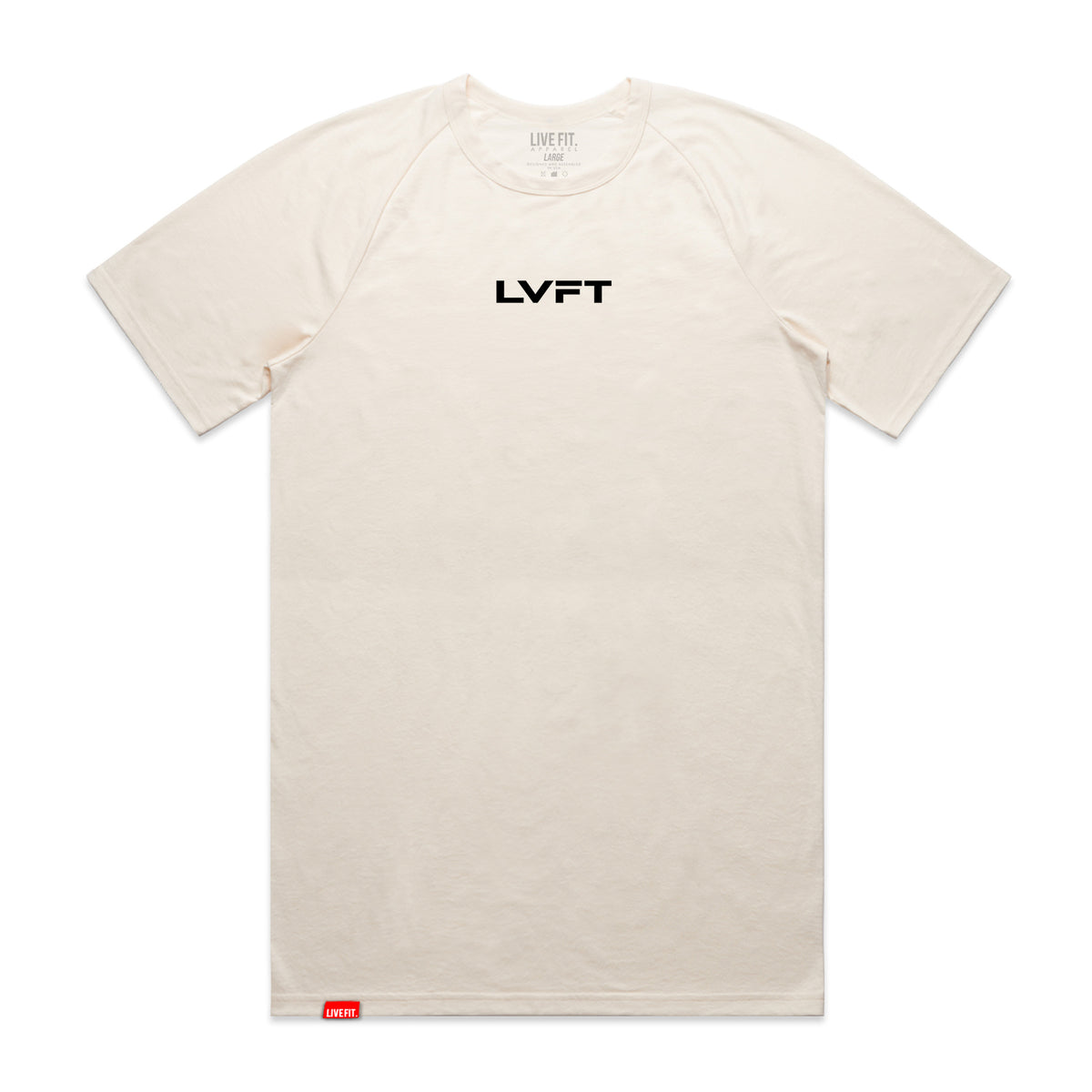 Active Range Raglan Tee - Natural