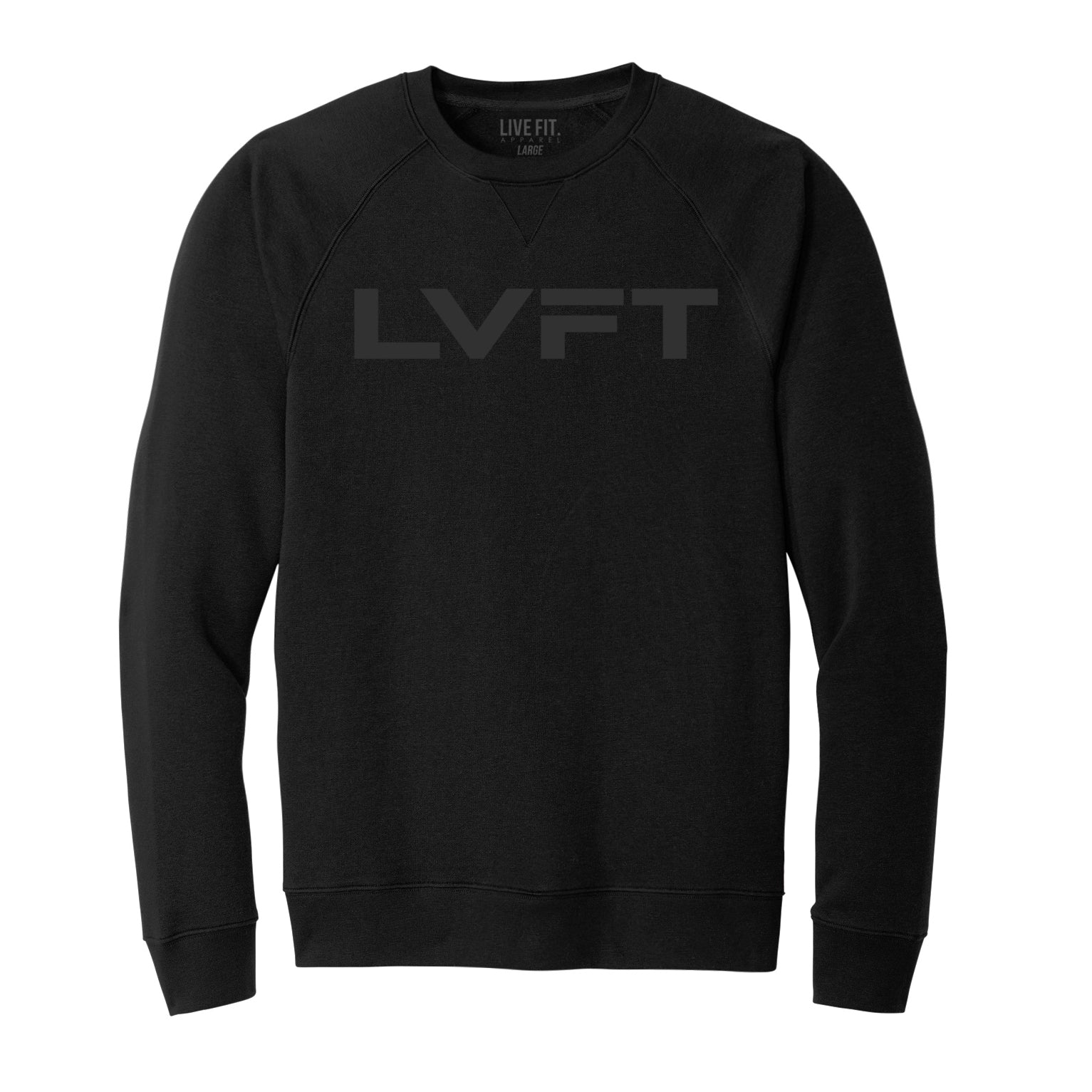 Slate Crewneck - Black/Black