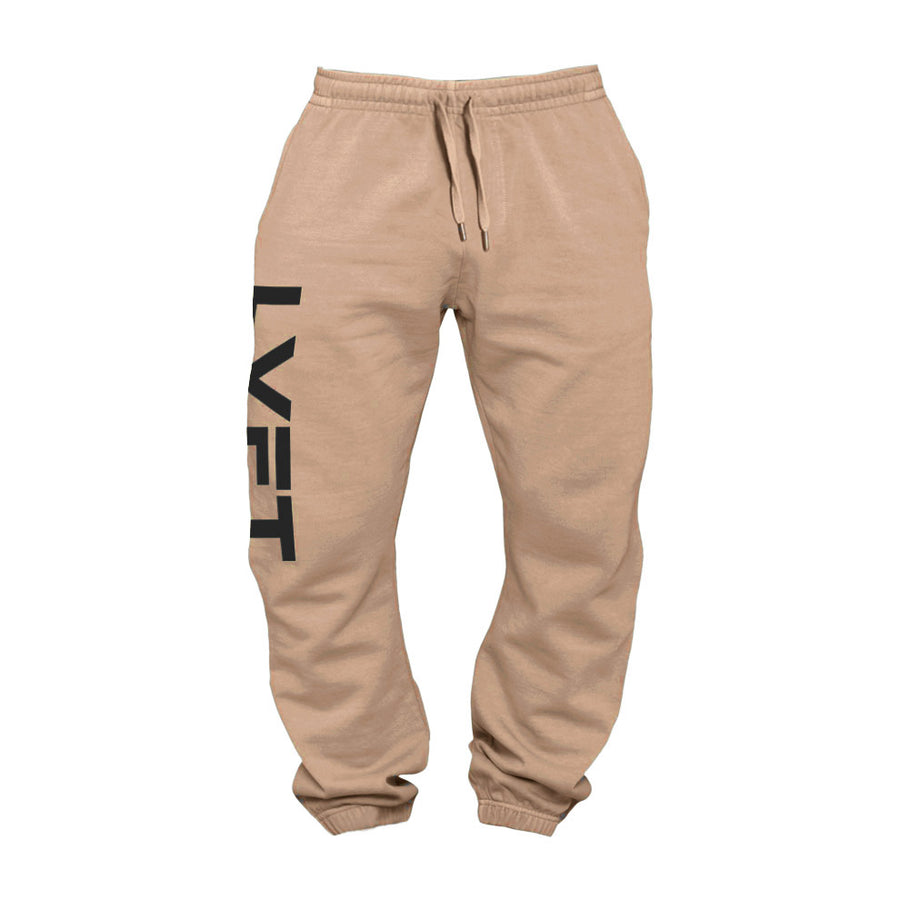 TEXFIT 2-Pack Men's Jogging Pants with Side Pockets, Elastic Bottom, Soft Fleece  Sweat Pants (Black/Navy, Small) 