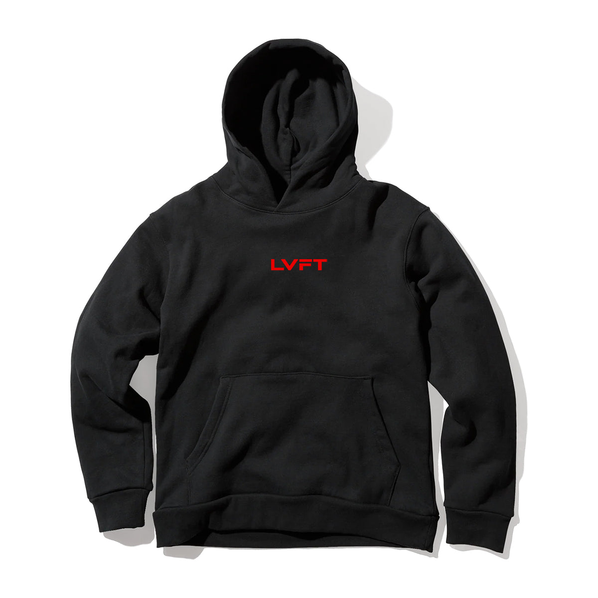 Slate Pullover Hoodie - Black/Red