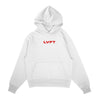 Slate Pullover Hoodie - White / Red
