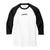 Slate Raglan Tee - Black White