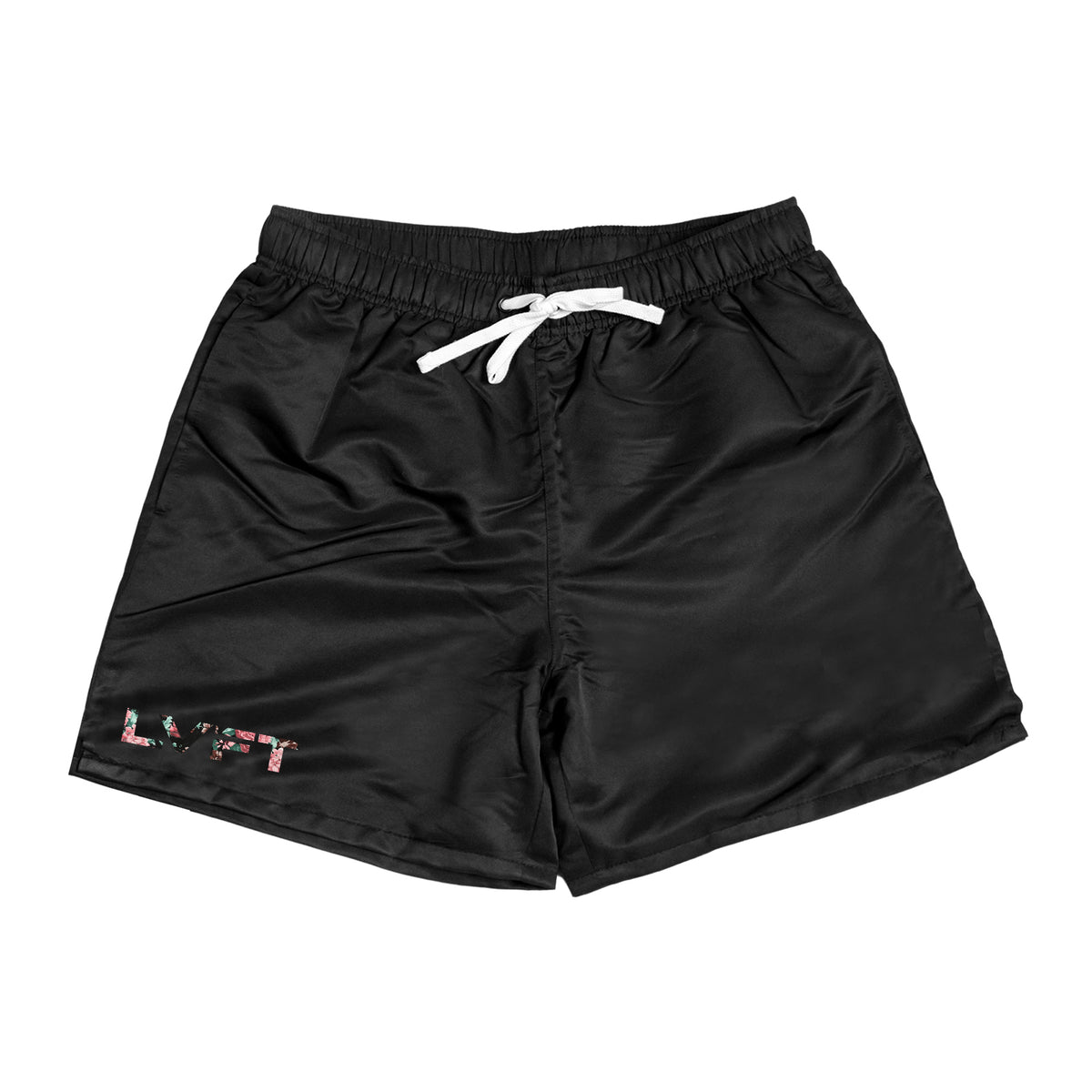 Slate Running Shorts - Black / Floral