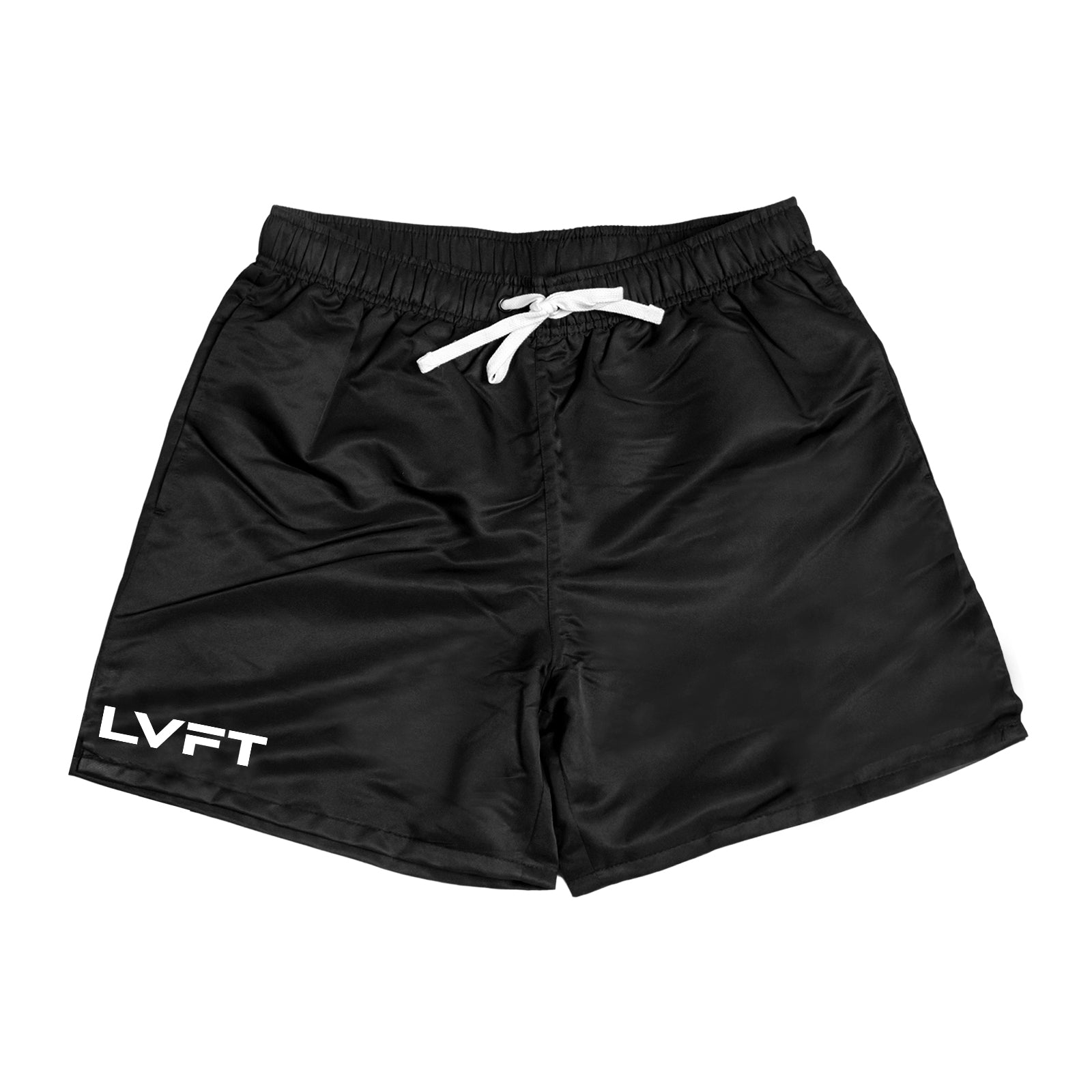 Slate Running Shorts - Black / White