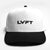 Slate 5 Panel Structured Cap - White/Black