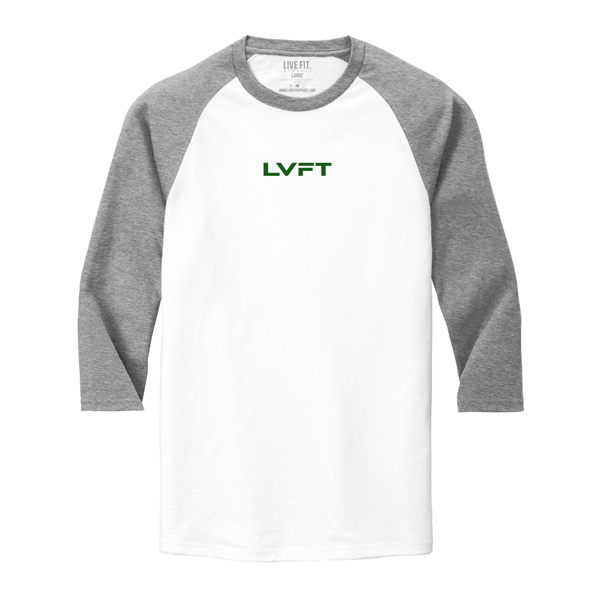 Slate Raglan Tee - Heather Grey