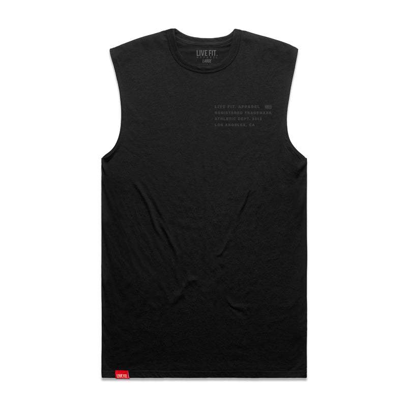 Stealth Active Muscle Tank - Black