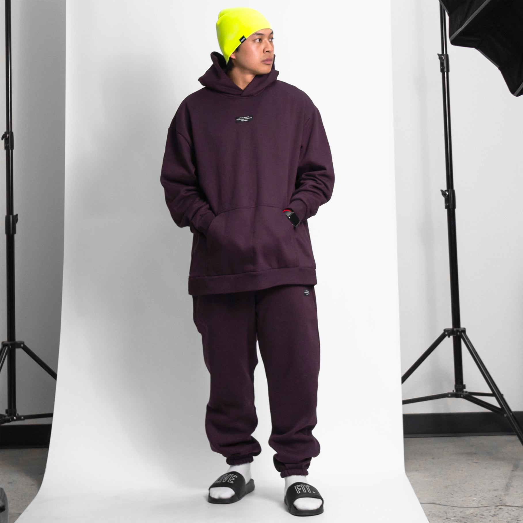 Core Fleece Hoodie - Oxblood