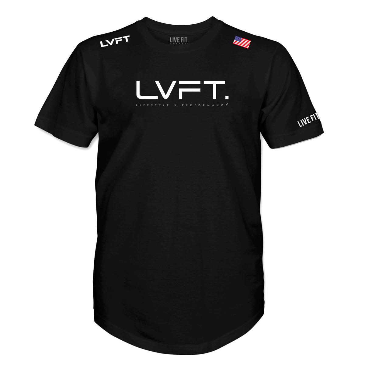 Team LVFT Scallop Tee - Black