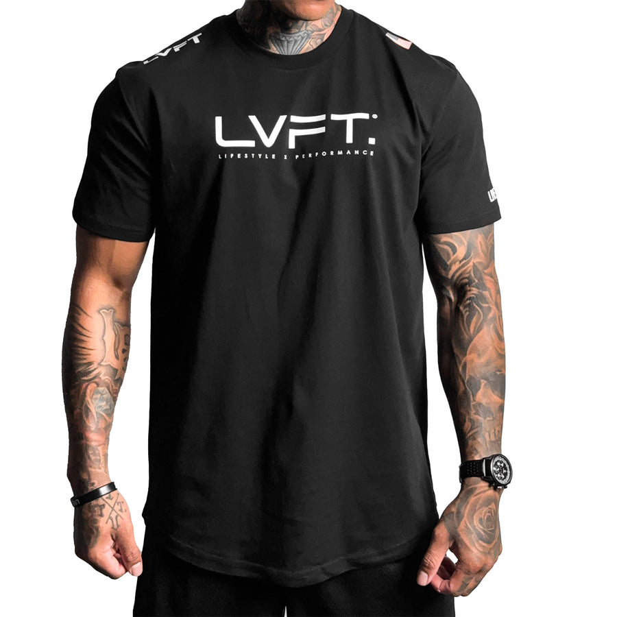 Team LVFT Scallop Tee - Black