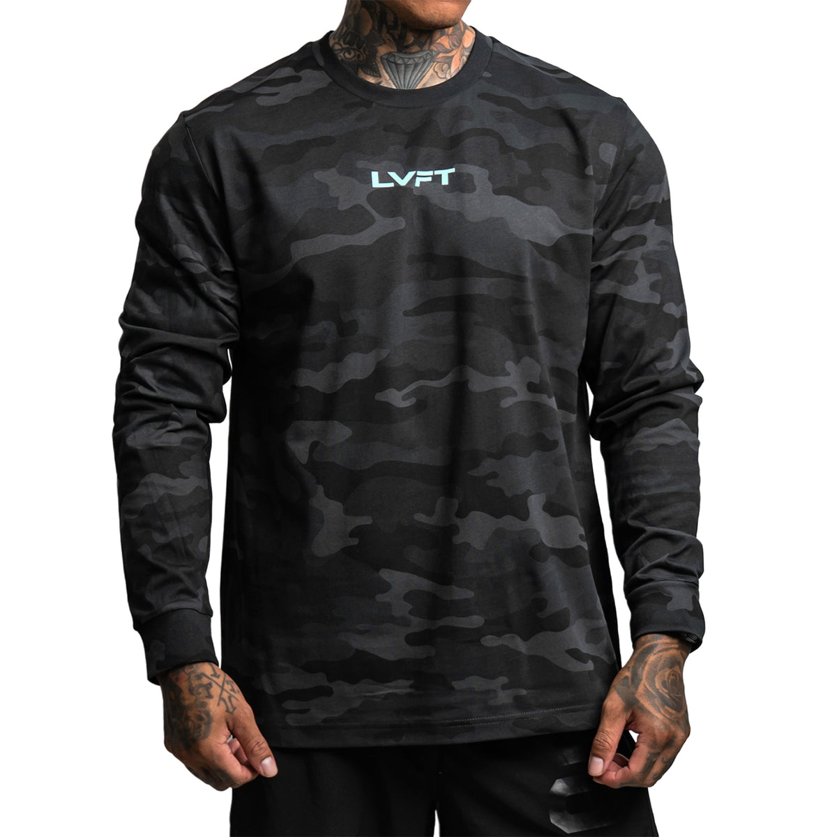 Terrain Long Sleeve - Black Camo