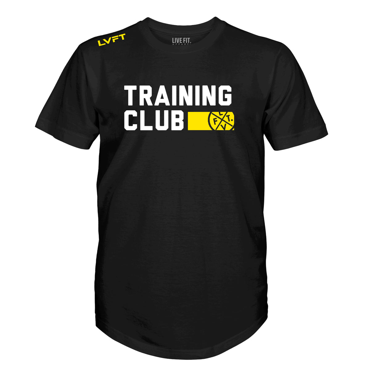 Training Club Scallop Tee - Black / Yellow