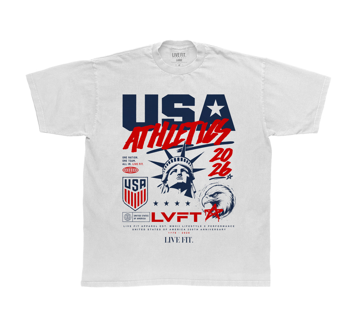 LIMITED USA Anniversary Tee - White