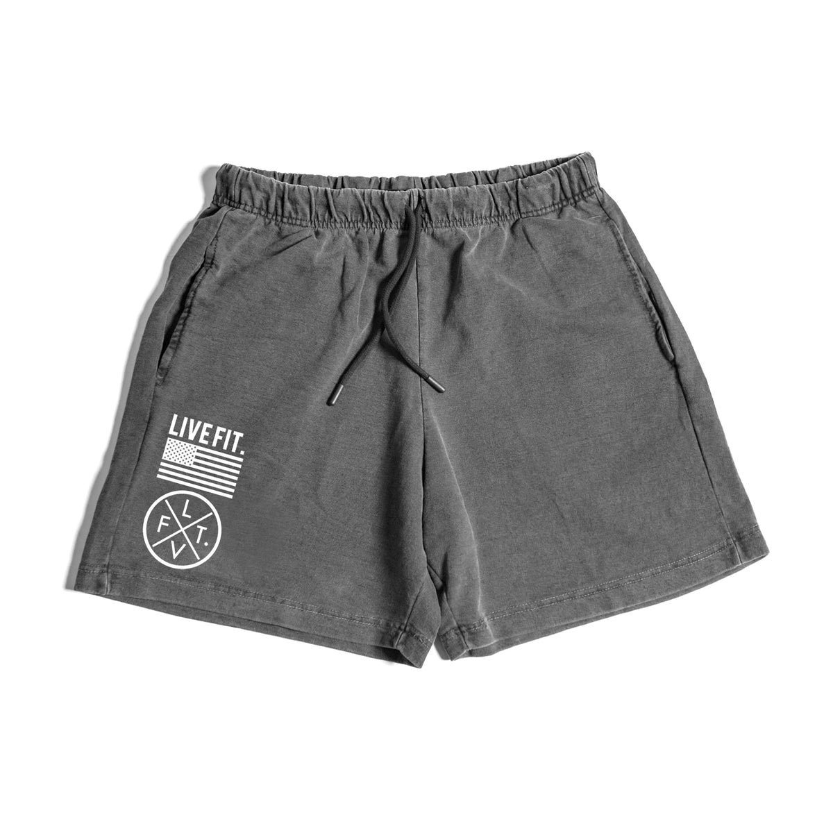 Unity French Terry Shorts - Vintage Shadow/White