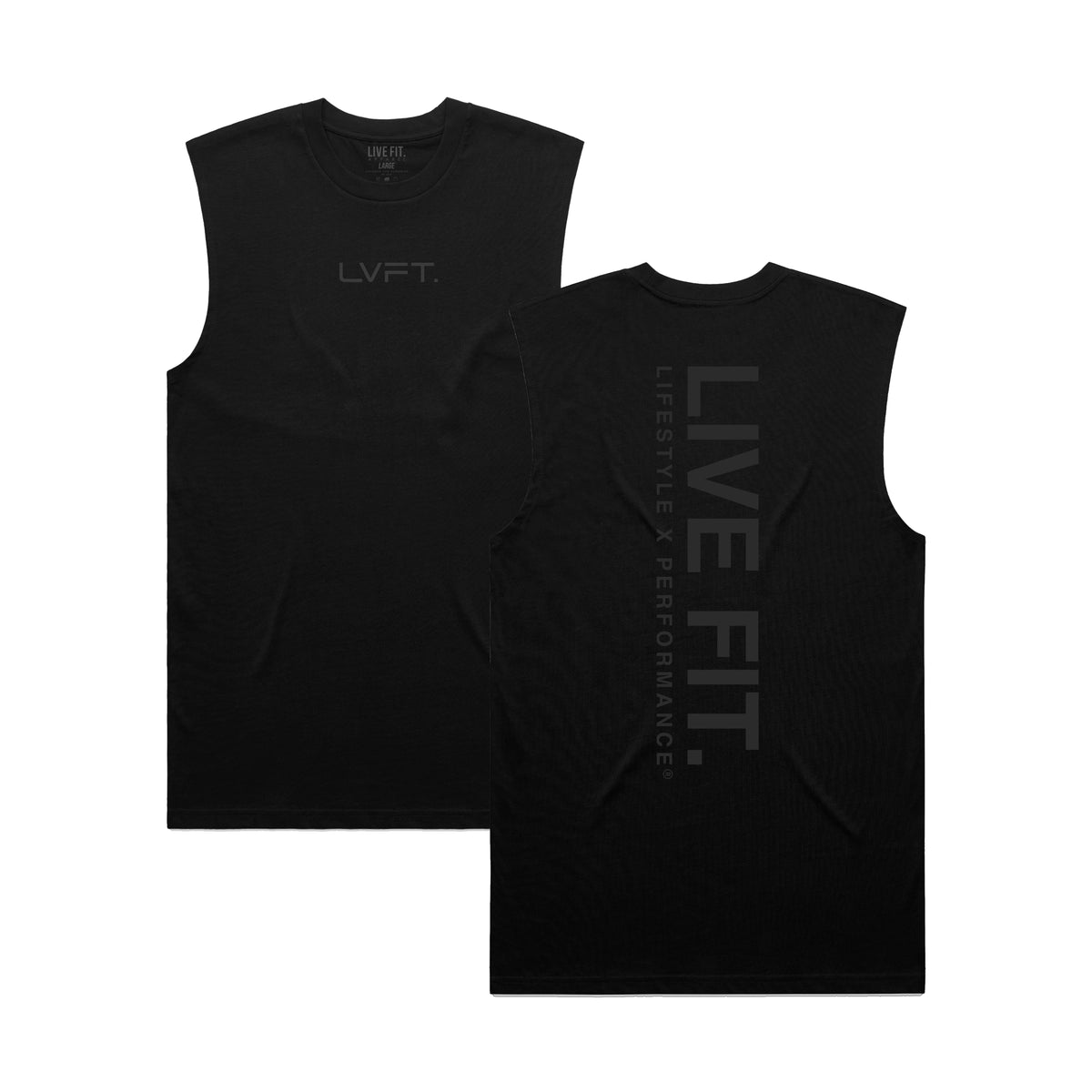 Urban Muscle Tank - Black/Black