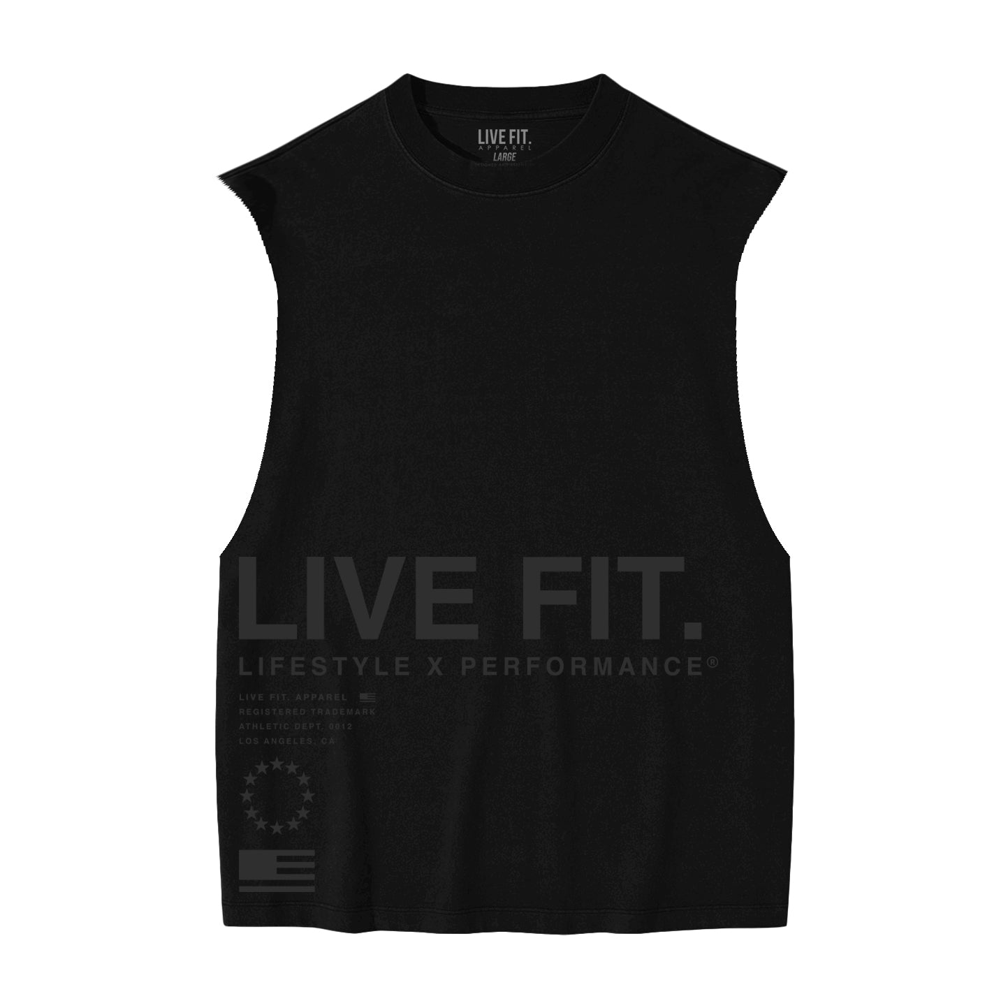 Urban Muscle Tank - Black / Black