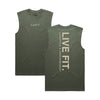 Urban Muscle Tank - Olive / Natural