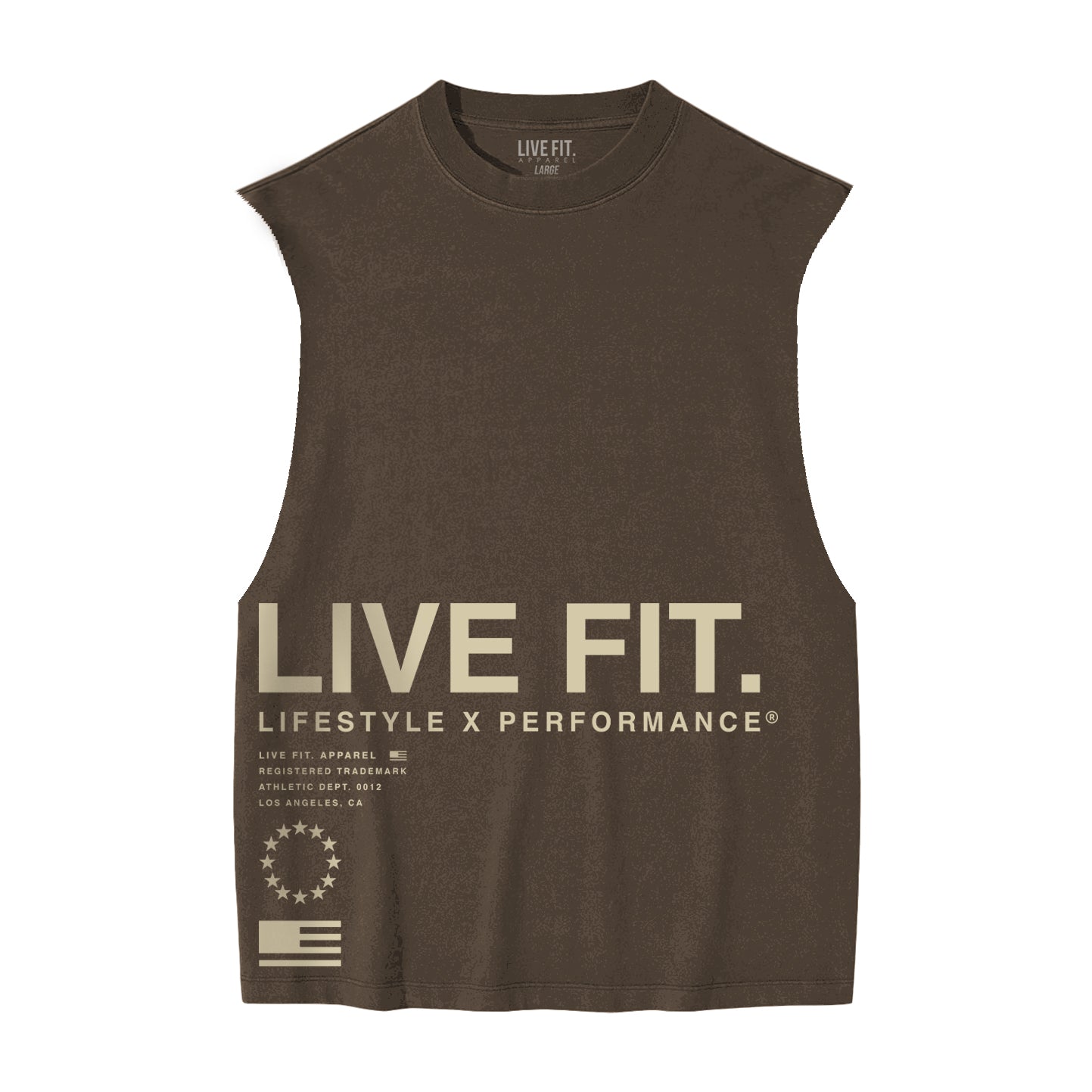 Urban Muscle Tank - Mocha / Beige