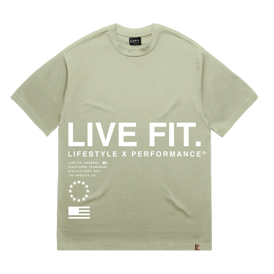 Urban Pump Tee - White/Black - Live Fit. Apparel