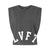 Varsity Fighters Crop Tee - Shadow