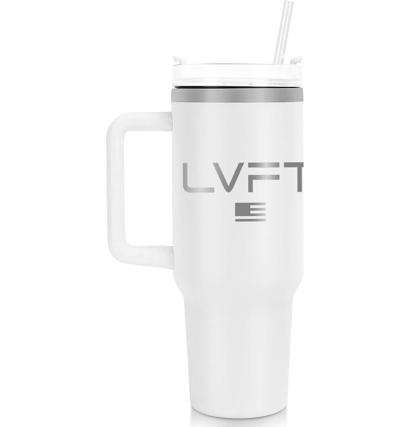 LVFT. Brave 40oz Tumbler - White