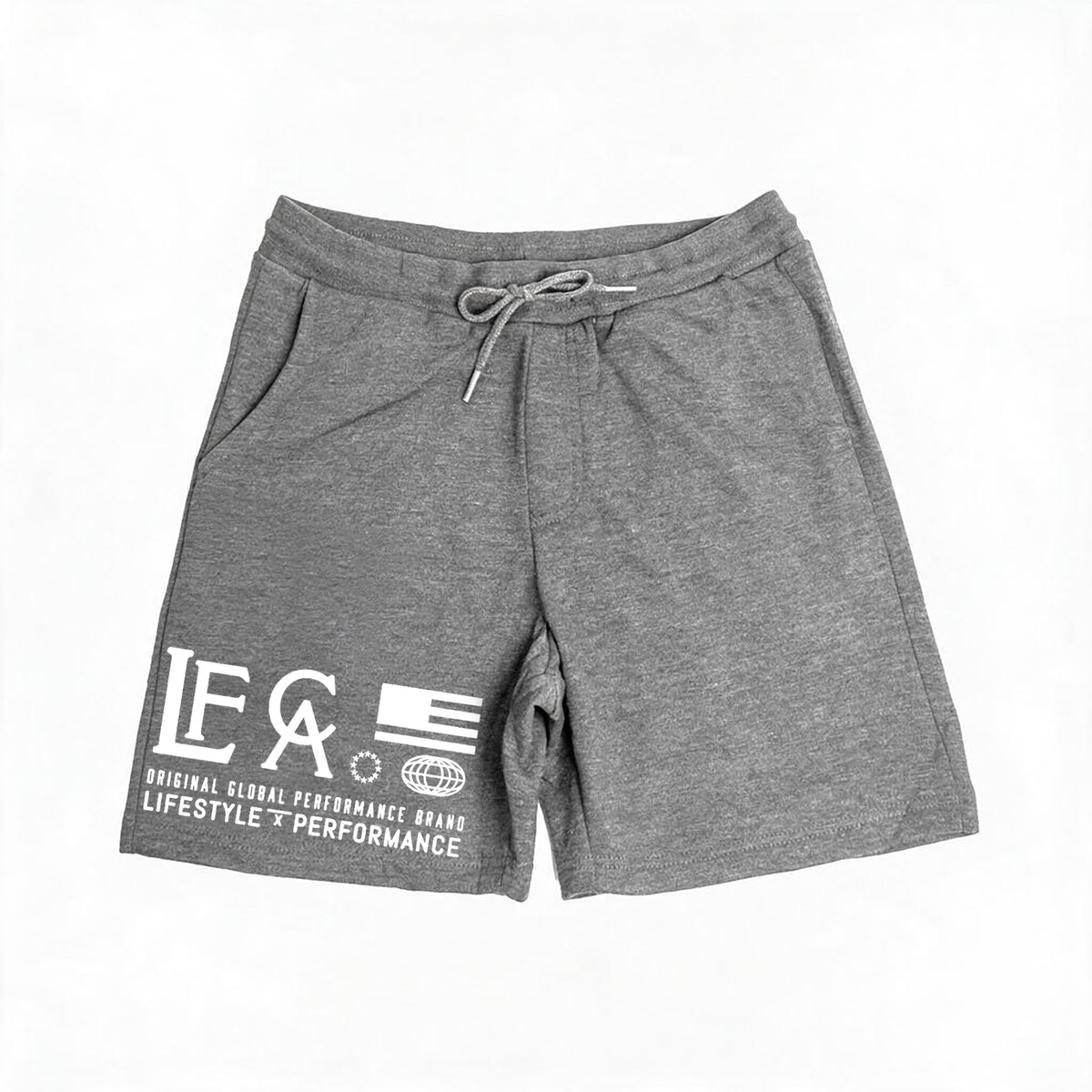 Worldwide Everyday Fleece Shorts - Heather Grey