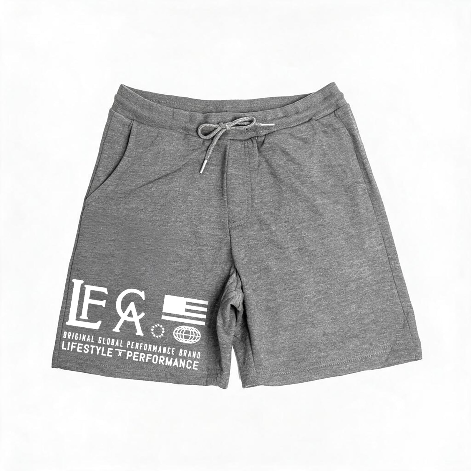 Worldwide Everyday Fleece Shorts - Heather Grey