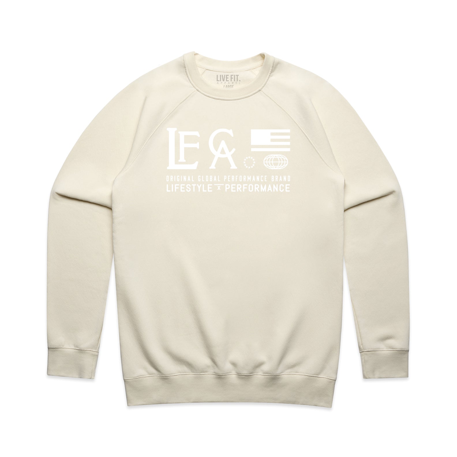 Worldwide Trademark Crewneck - Ecru