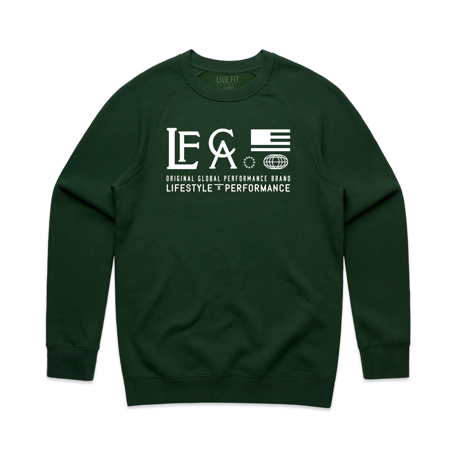 Worldwide Trademark Crewneck - Forest Green