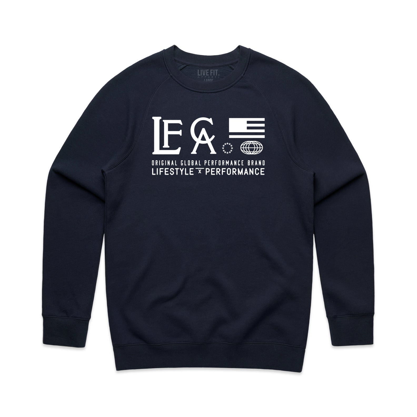 Worldwide Trademark Crewneck - Navy