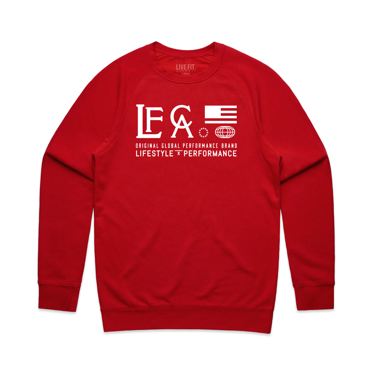 Worldwide Trademark Crewneck - Red