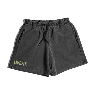 Zane French Terry Shorts - Vintage Shadow Khaki