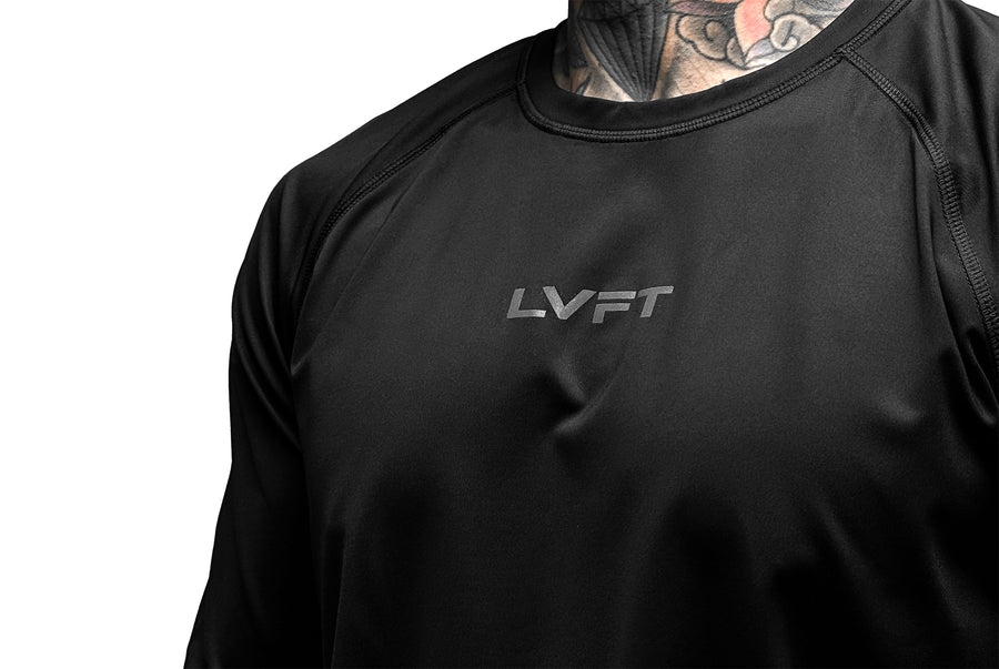 Battle Guard Short Sleeve Rashguard - Black / Carbon Reflective