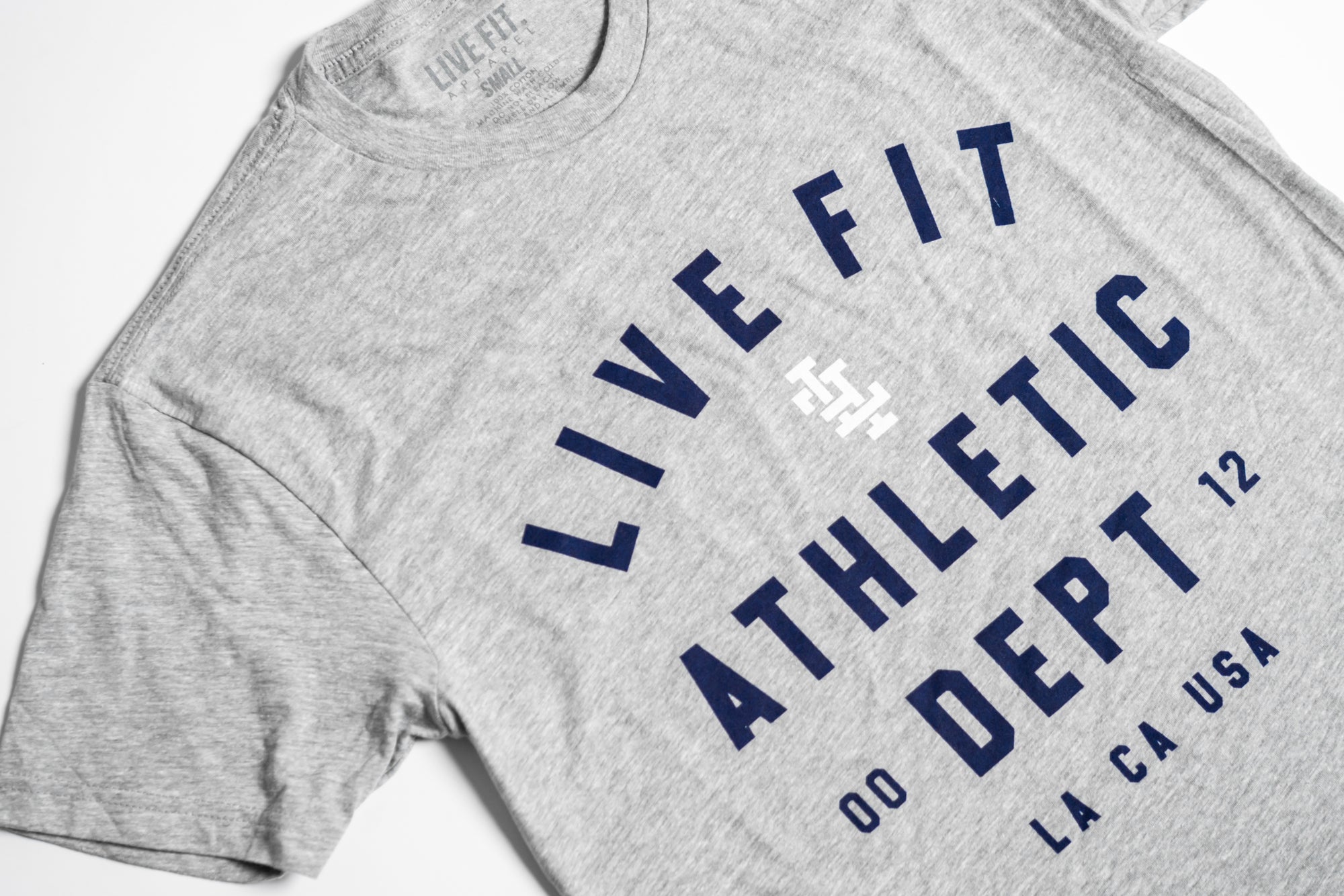 Athletic Department Tee - Heather Grey - Live Fit. Apparel | T-Shirts