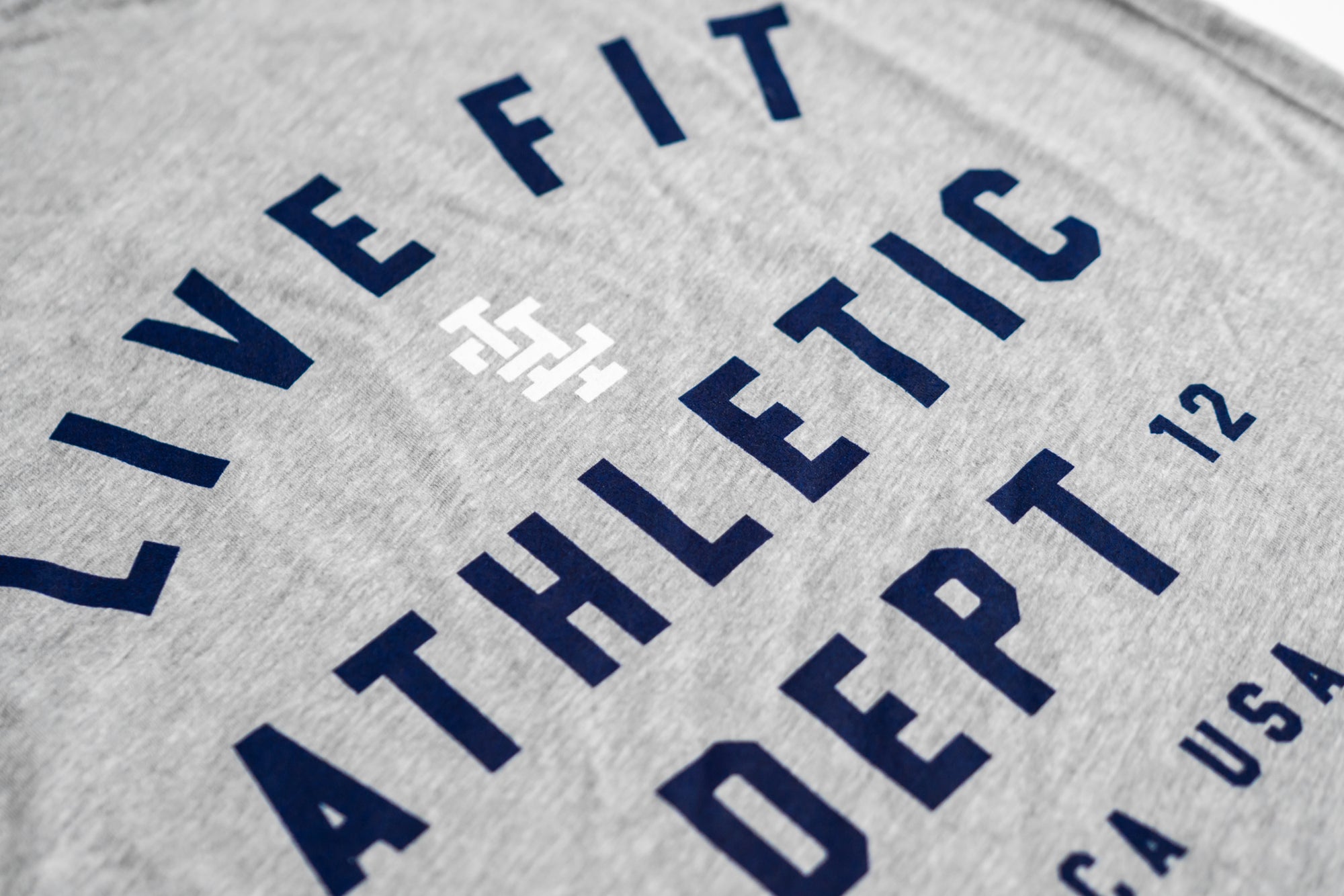 Athletic Department Tee - Heather Grey - Live Fit. Apparel