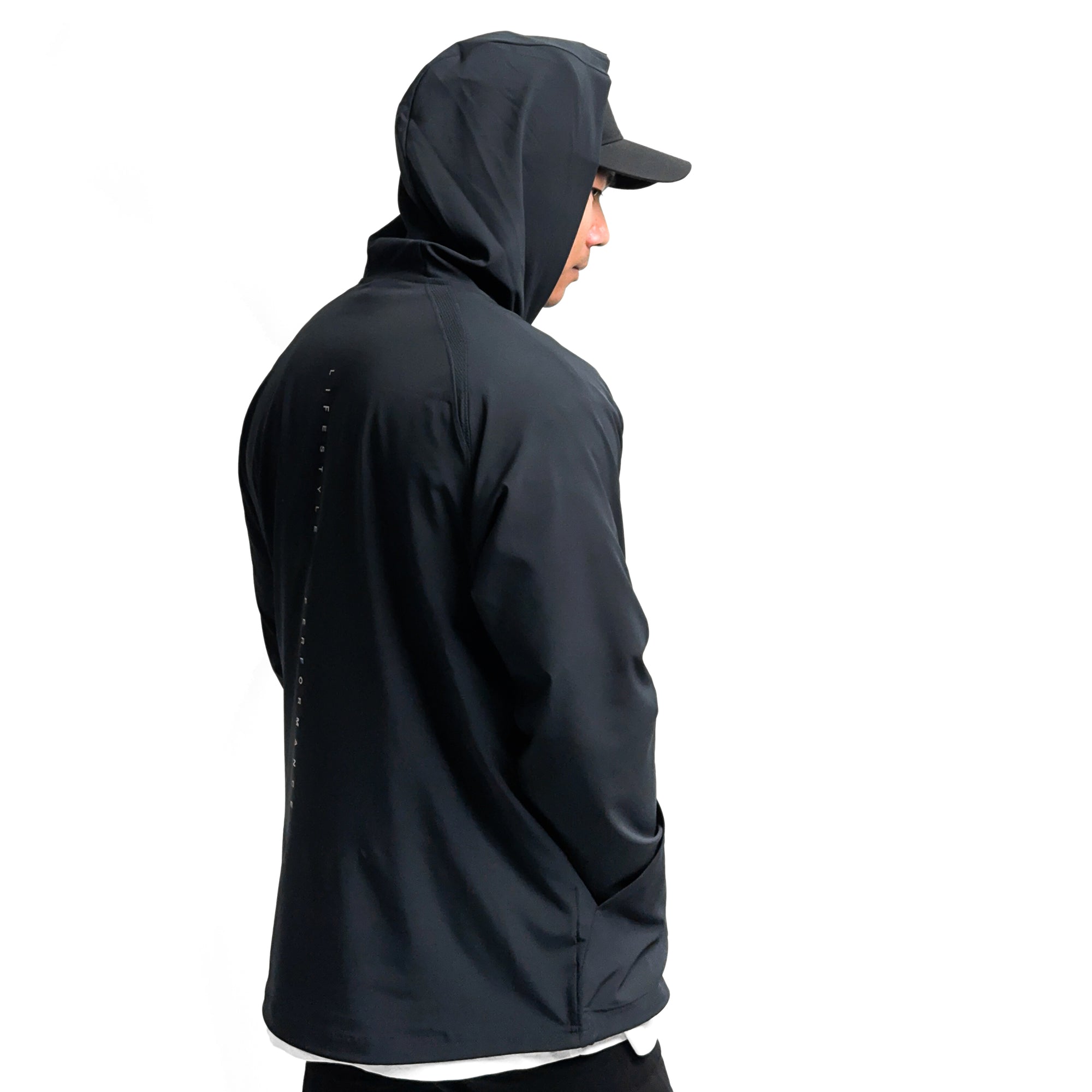 Repeat Tech Half Zip - Black