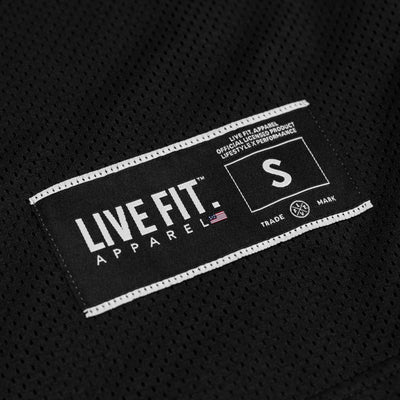 Live Fit Apparel Baseline Jersey - Black / Grey - LVFT